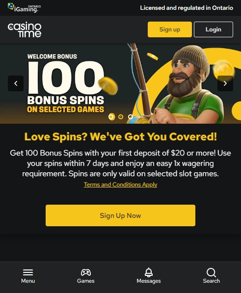 CasinoTime ON